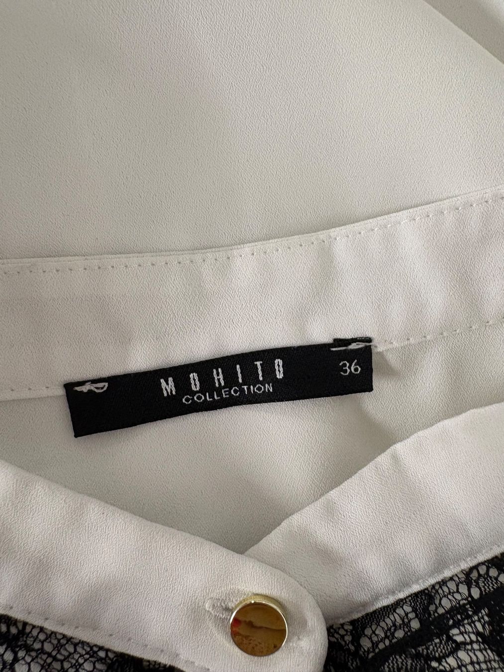 Camicette: Mohito Bluse Weiss mit Spitze Gr. 36/38 Rüschen – Nuovo (secondo la descrizione) da Regensdorf venduto da secondchancefashion 4