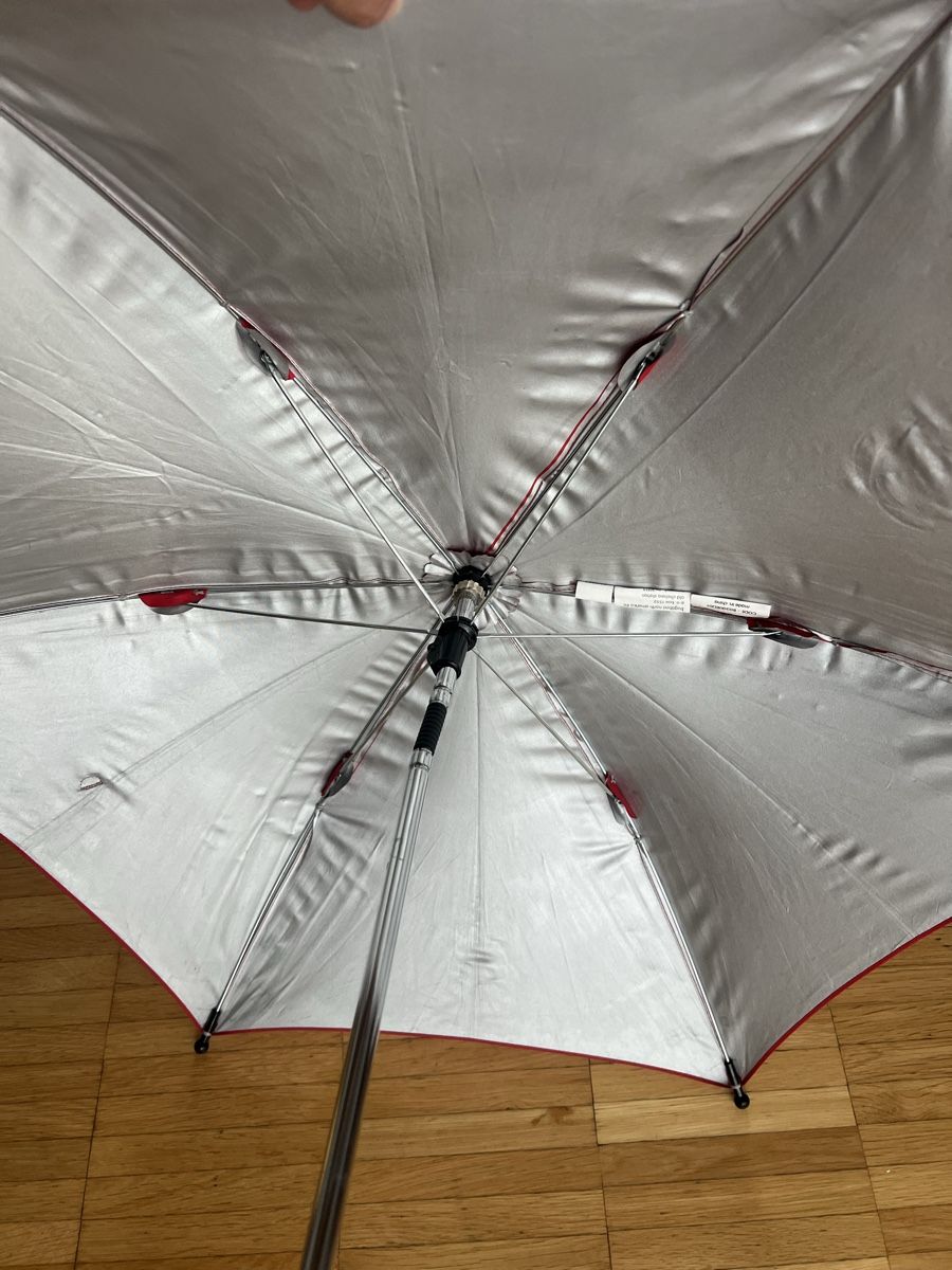 Bugaboo Ombrelloni: Bugaboo Umbrella Parasol in Red – Usato da Watt venduto da rmt07 4