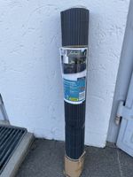 Sichtschutzmatte PVC grau Rolle  100cmx300cm neu 2 Stück