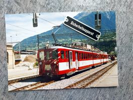 MGB Personenzug in Brig - Foto