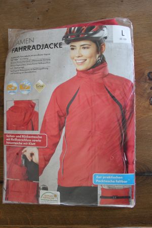 ungetragene verpackte Damen Fahrradjacke in Grösse L