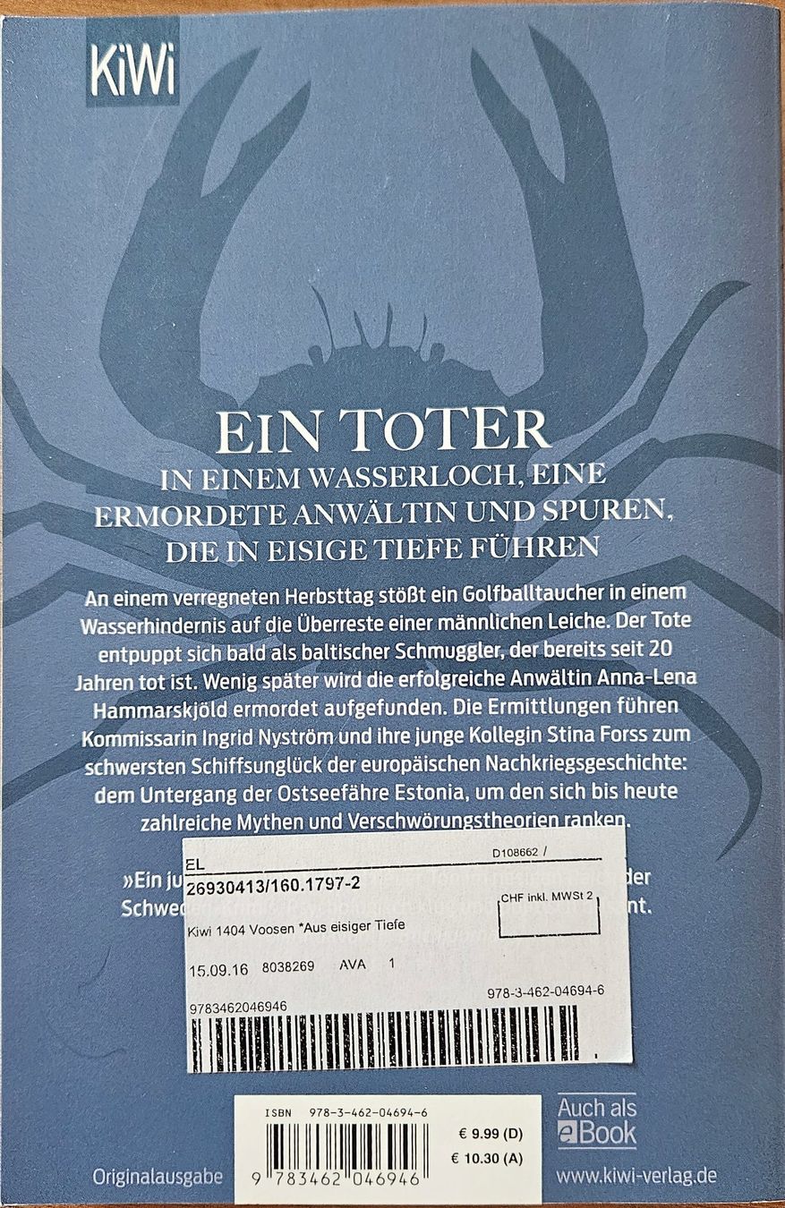 Libri: Voosen/Danielsson - Aus eisiger Tiefe - Band 3 – Usato da Hinwil venduto da brucha01 1