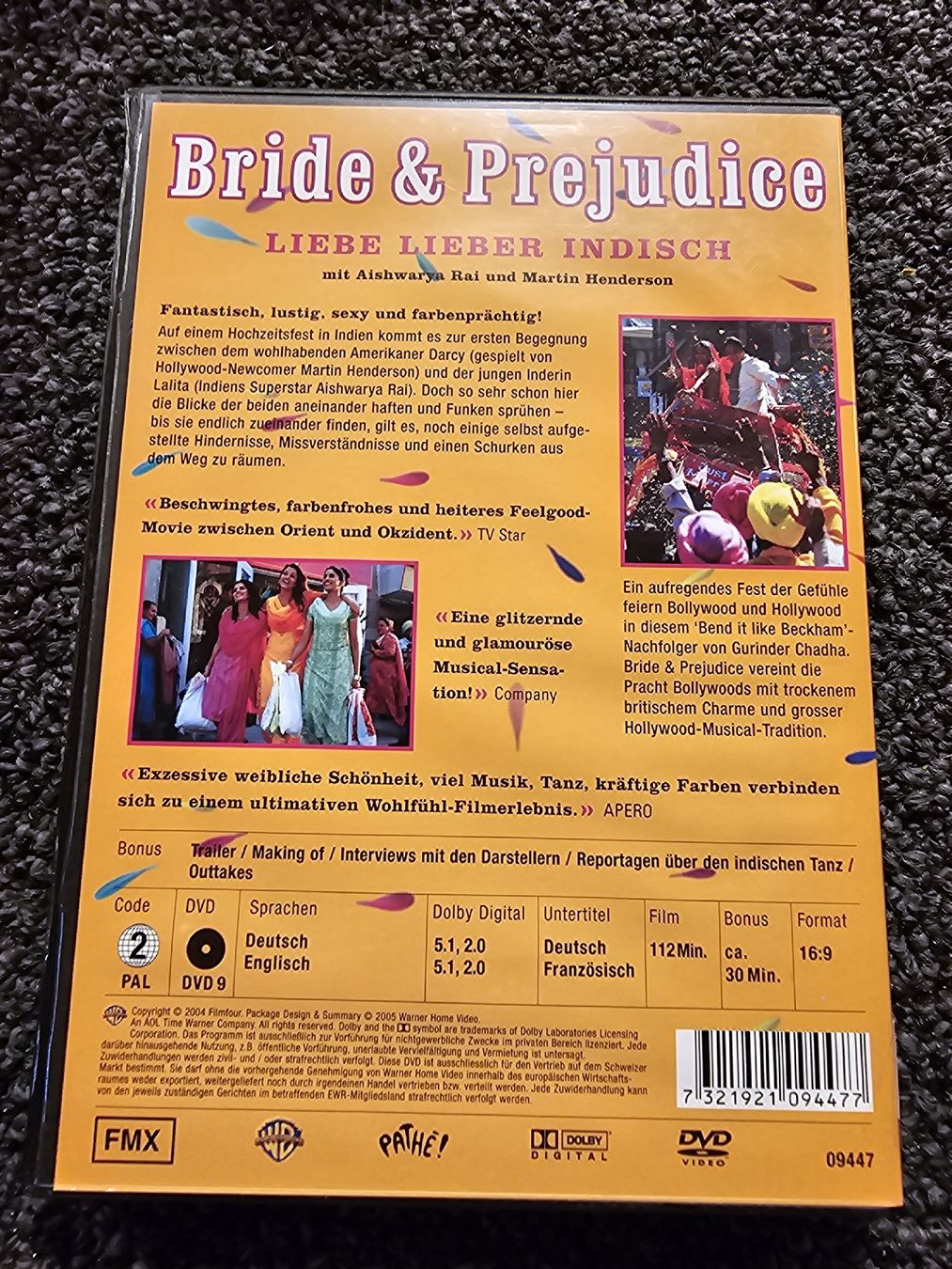 Tutti i DVDs: Bride & Prejudice DVD (16451) – Usato da Ruswil venduto da jan_bxl5 1