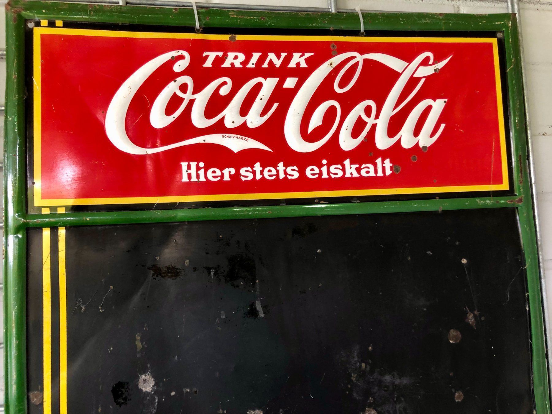 Coca-Cola Insegne: Coca Cola Schild 1930 – Usato da Muttenz venduto da topi68 2