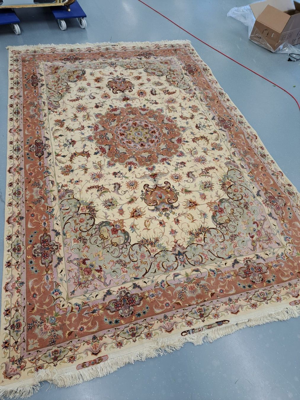 Tappeti: Orientteppich / Täbriz 300x200cm fein mit Seide – Usato da Hauptwil venduto da ms6_x9gg 1
