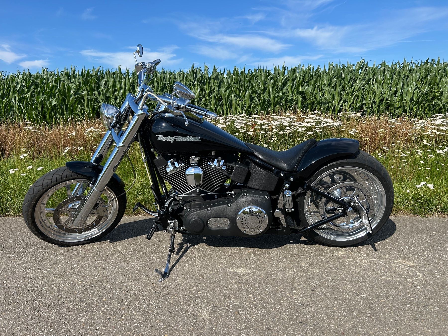 Harley-Davidson Chopper: Harley-Davidson, Bündnerbike – Usato da Felben-Wellhausen venduto da neubi 2