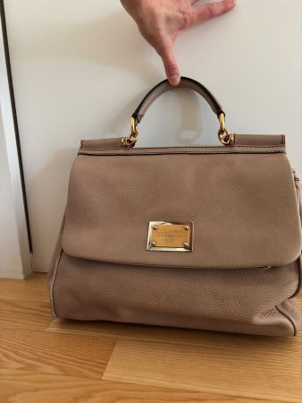 Dolce&Gabbana Borsa Miss Sicily beige, come nuova!