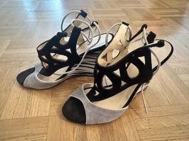 High Heels mit Zebramuster
