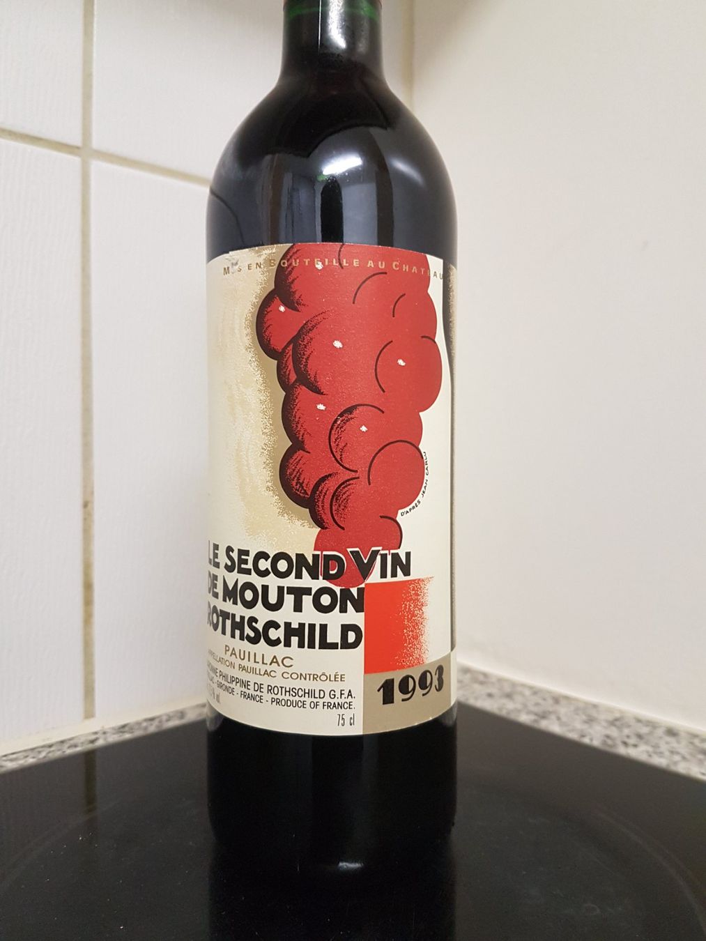 Mouton Rothschild Wein: Le Petit Mouton Rohtschild 1993 – Neu (gemäss Beschreibung) aus Grenchen von poggione 1