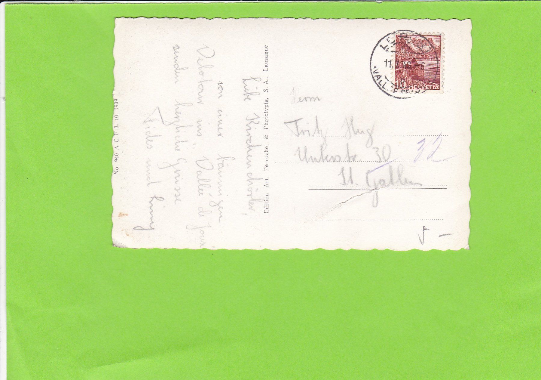 Cartoline postali: LE PONT, Eglise – Usato da St. Peterzell venduto da neckertal 1