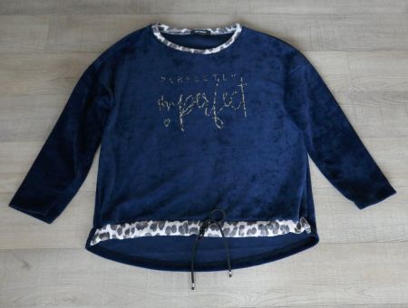 Pullover New Fashion, Made in Italy, Gr. L/XL, dunkelblau
