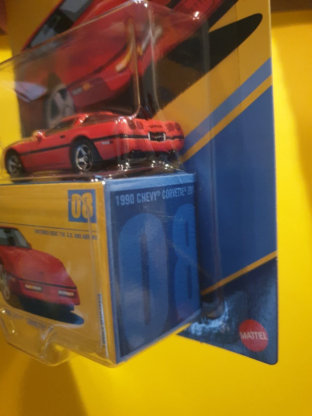 Matchbox Modellini d'auto: Matchbox 1990 CHEVY CORVETTE ZR1 – Nuovo e nell'imballaggio originale da Oftringen venduto da Rotor 6