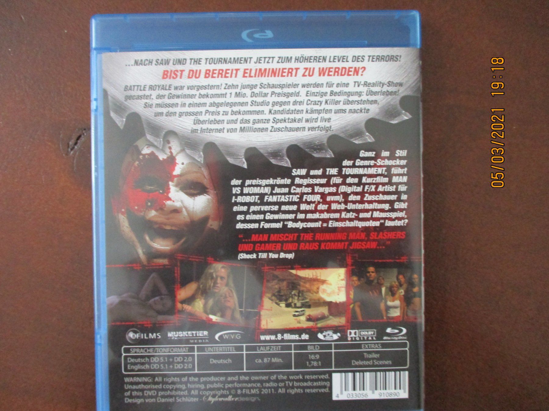 Tutti i DVDs: Jigsaw - Elimination – Usato da Liestal venduto da Disc-Point 1