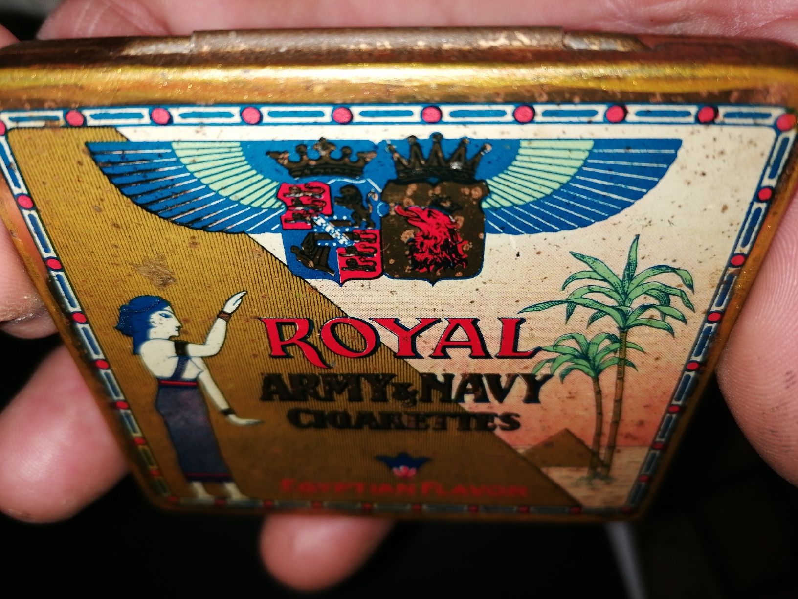 Tabak: Antike Blechdose Royal 10 er Zigarettendose  – Gebraucht aus Zürich von Tin4Life 3
