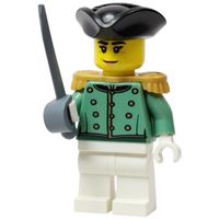 LEGO® Piraten Minifigur Imperiale Offizierin von Tortuga