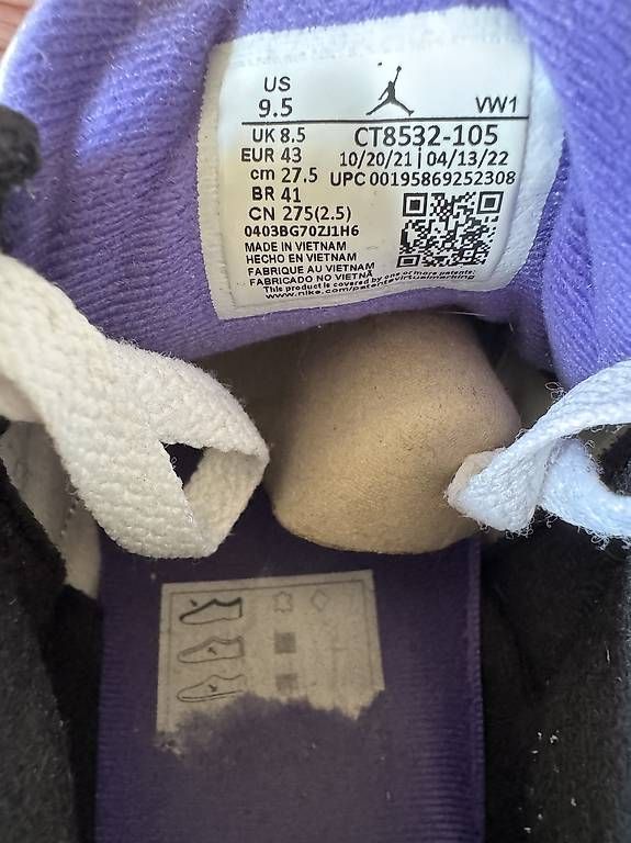 Scarpe da uomo: JORDAN 3 RETRO DARK IRIS GRÖSSE 43 – Usato da Zürich venduto da ind_5xp7 4