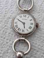 Bergana Damenuhr, Vintage 925 Silber