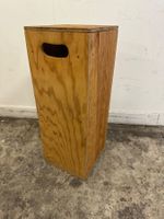 massive Holzkiste 25 x 25 x 65 cm