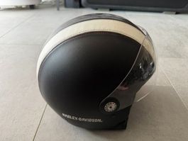 Helm original Harley Leder Kopf-Gr. 57/58 mit Handschuhe