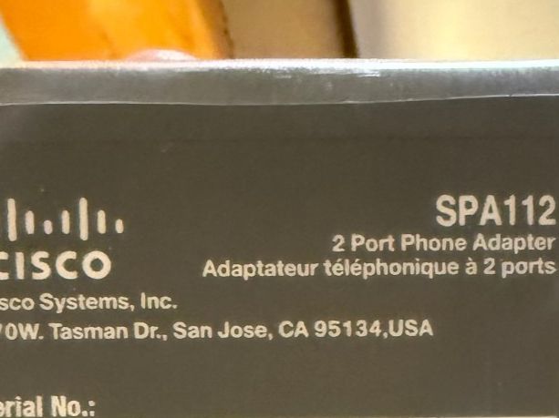 Telefoni: Cisco SPA112 – Nuovo (secondo la descrizione) da Uster venduto da mar_6tbc 1