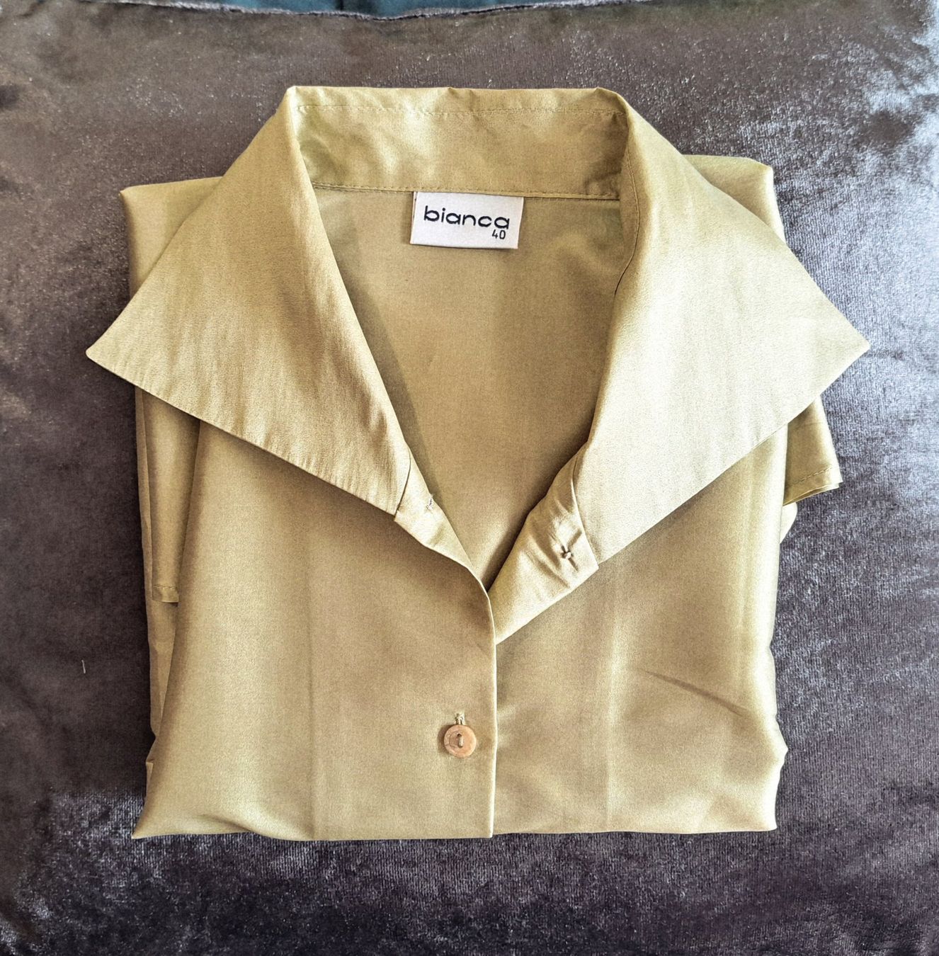 Camicette: Leichte Bianca Seidenbluse, Gr. 40, Frühling – Nuovo (secondo la descrizione) da Gysenstein venduto da joshuas81 1