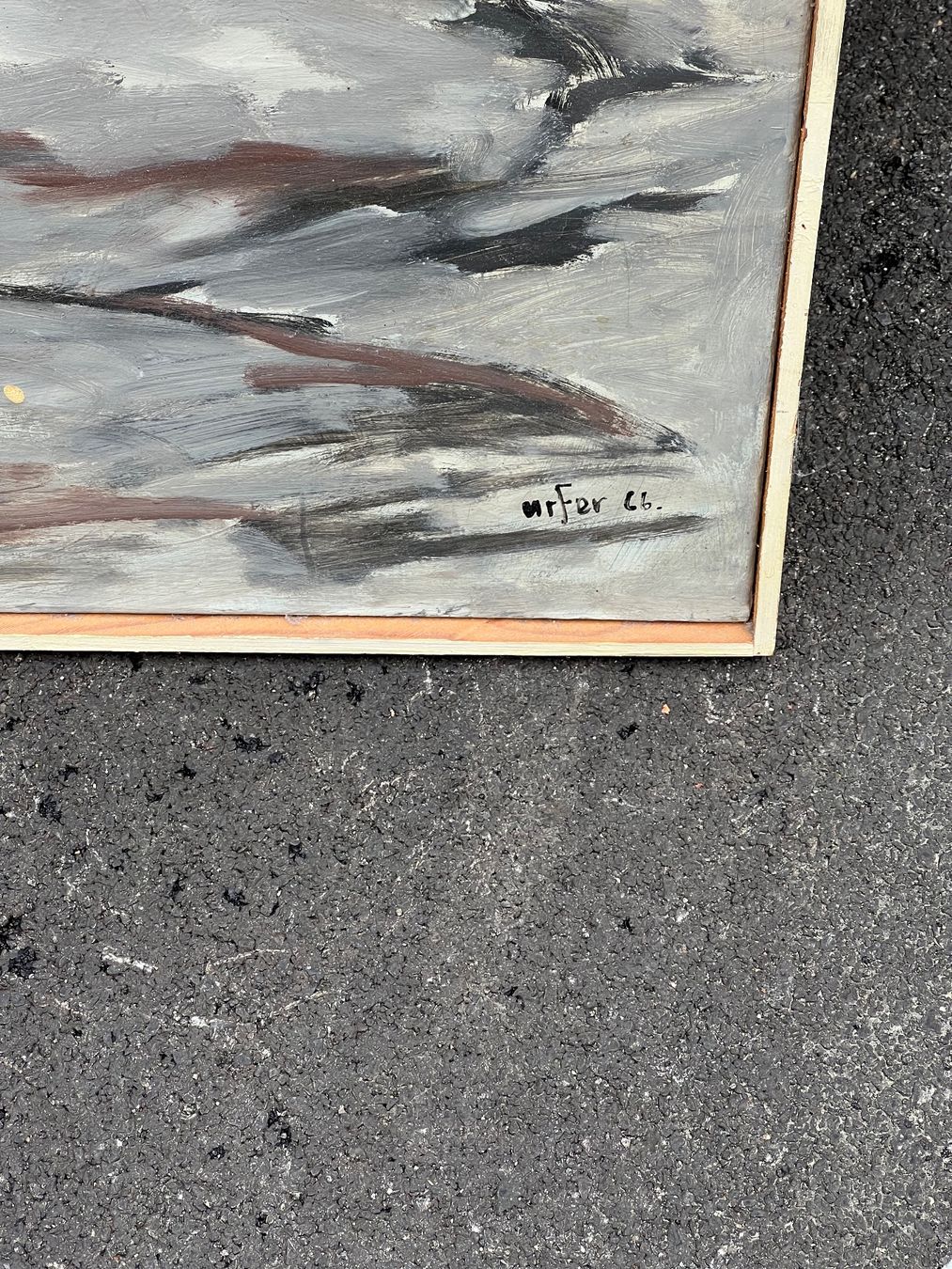Gemälde: WILLY URFER (1926) – Gebraucht aus Basel von pmART 4