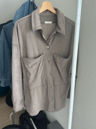 Zara Set S – Hemd & Hose (Wildleder-Optik)