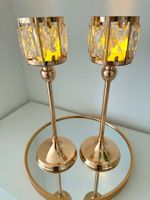 2x Grosse luxuriöse Kerzenhalter neu