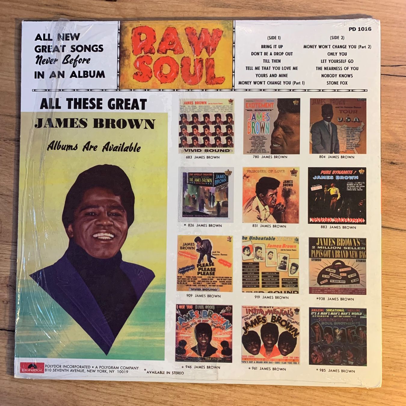 Dischi in vinile: JAMES BROWN - RAW SOUL...RE US...VG/EX – Usato da Gals venduto da Diskopatshop 1