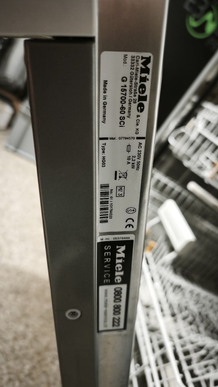 Lavastoviglie: Geschirrspüler Miele G15700 – Usato da Bünzen venduto da Musketier1 2