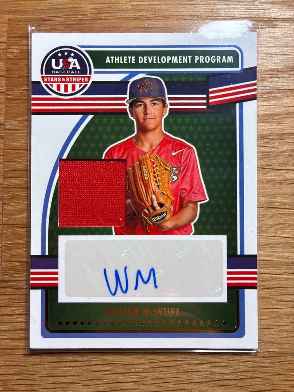 Topps Carte collezionabili: Panini Stars & Stripes William McIntire Patch-Auto – Usato da Wangenried venduto da Garagara