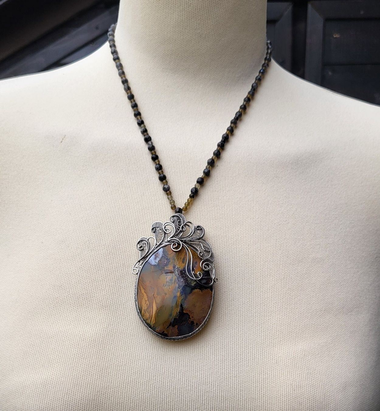 Catenine: Collier avec opal naturelle – Nuovo (secondo la descrizione) da Fribourg venduto da VictoriaShop7 1
