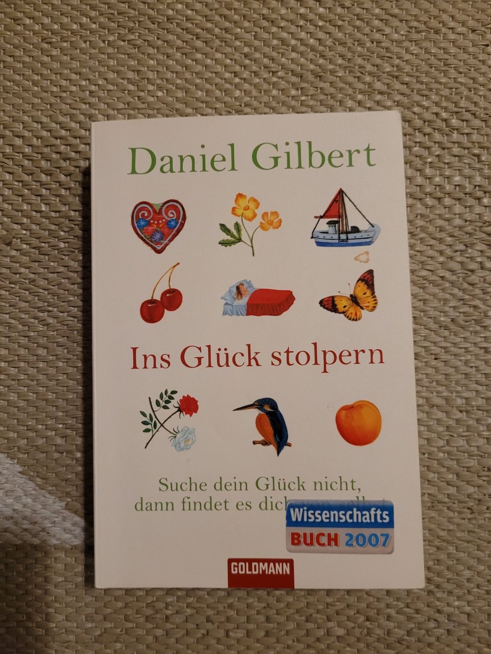 Libri: Ins Glück stolpern – Usato da Perlen venduto da Safari_23