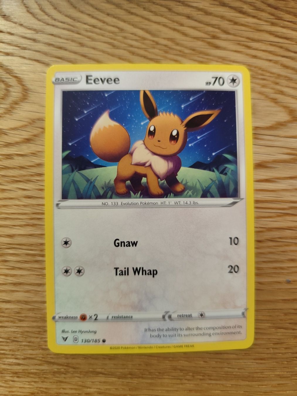 Pokémon Carte collezionabili: Pokemon Eevee Vivid Voltage non holo – Nuovo (secondo la descrizione) da Winterthur venduto da SMOKY062