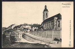 Frauenfeld, Katholische Kirche mit Stras