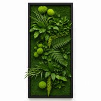 Tableau jungle 115x40 noir