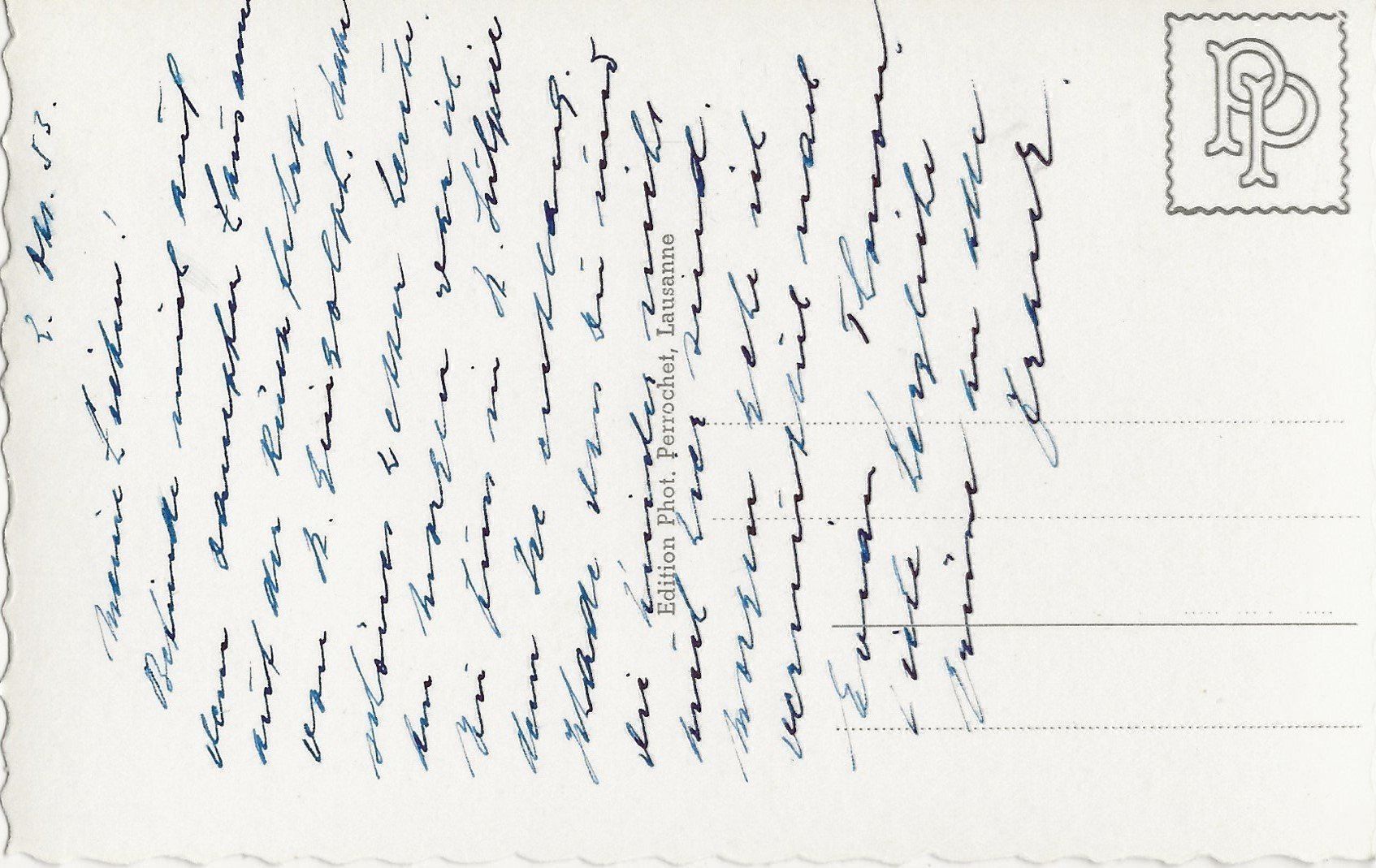 Cartoline postali: Saint-Gingolph VS – Usato da Frauenfeld venduto da Merk52 1