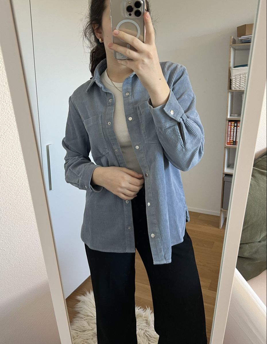 H&M Giacche: Blaue Jacke mit Knöpfen – Nuovo (secondo la descrizione) da Frauenfeld venduto da vik_d96k