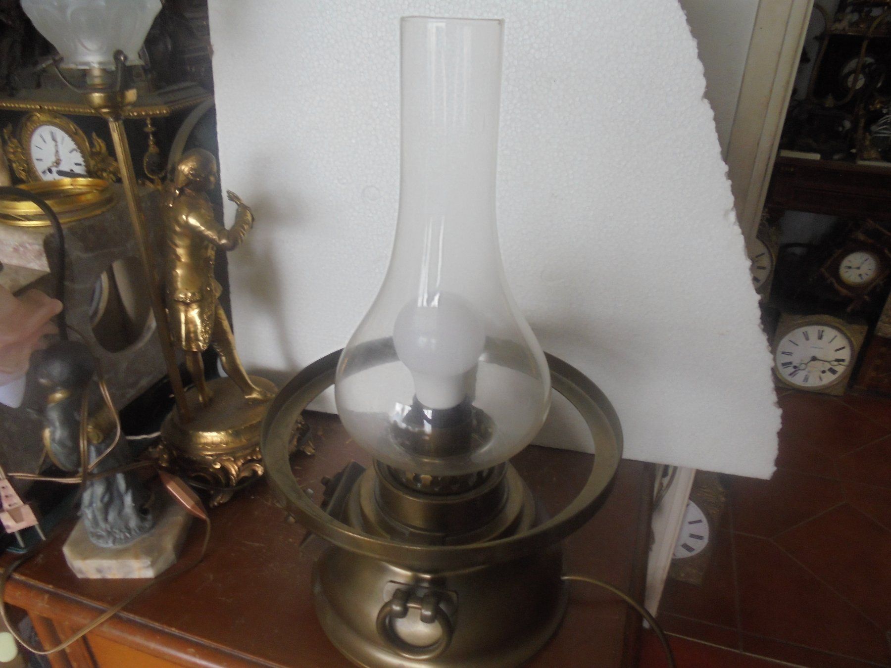 Lampade: Alte Tischlampe ca. 1950 – Usato da Camorino venduto da Hunpete 6