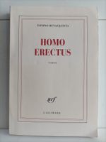Homo Erectus / Tonino Benacquista / NRF Gallimard 2/2011