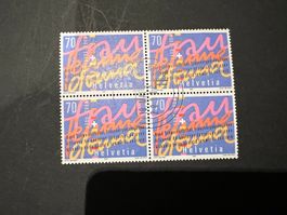 CH  2000  Viererblock FDC  Luxus  (4460)
