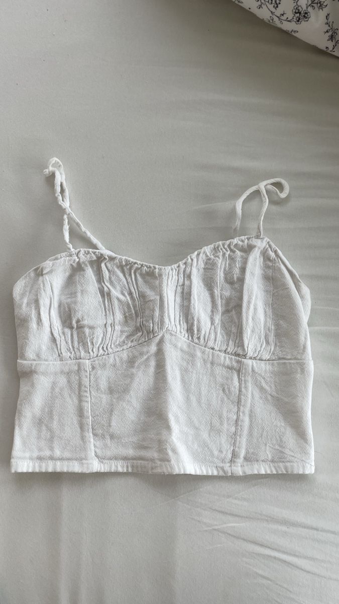 Hollister Top: Süsses Sommer Top Weiss – Nuovo (secondo la descrizione) da Muttenz venduto da lil_cs6m