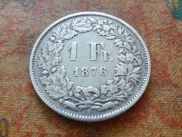 1 Fr. 1876  (Y)