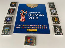 Panini komplett Set WM 2018 - Version UK - Ronaldo & Messi