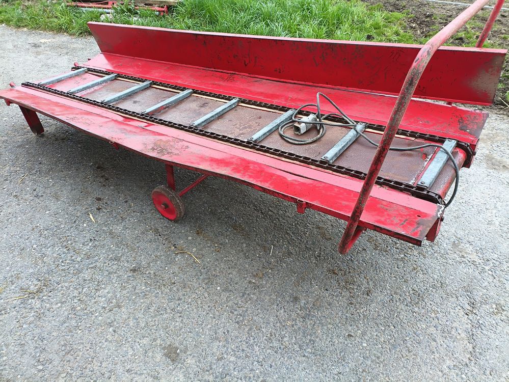 QUERFÖRDERBAND TRANSPORTBAND FÖRDERBAND Ladewagen Schuitemaker Landsberg Gruber EUR 420,00