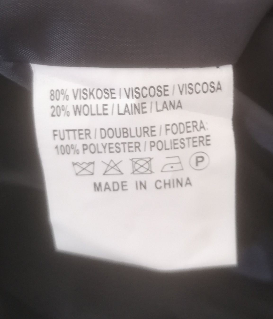 Cappotti: Dunkelblauer Wollmantel 44 – Usato da Wallisellen venduto da Muggeli1970 4