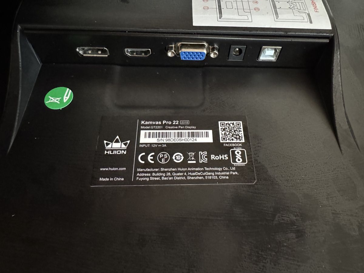 Huion Tablettes PC: Huion Kamvas Pro 22 Grafiktablett – D'occasion à Birmensdorf ZH par alexapat 4