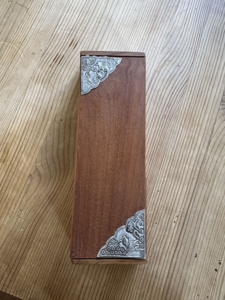 Tutte le decorazioni: Boîte ancienne en bois decor argenté! – Usato da Veyrier venduto da kimedovapa