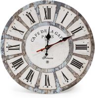 Holz Wanduhr/Küchenuhr im Landhausstil