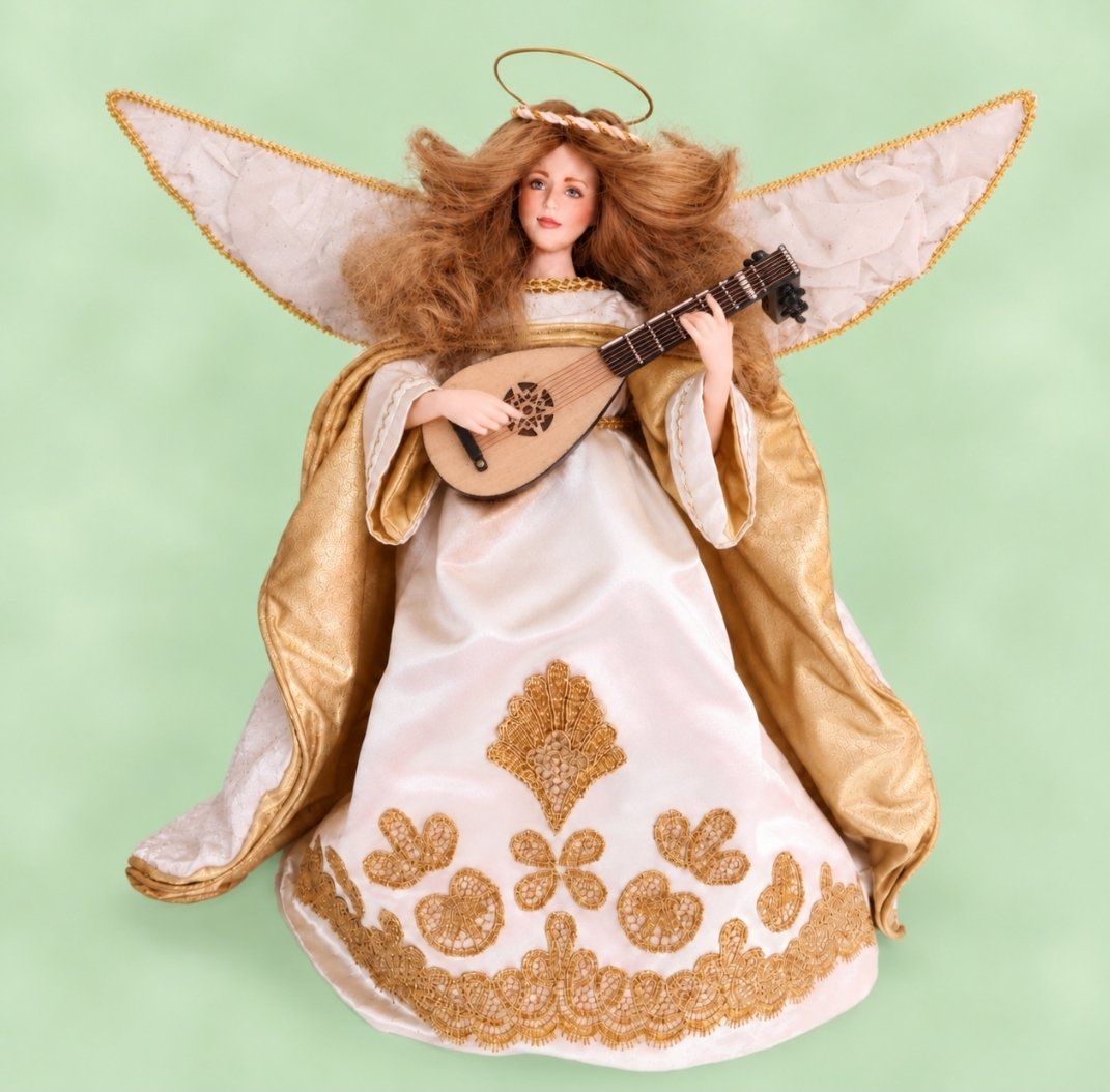 Franklin Mint Figuren: Weihnachtsengel mit Laute Pipa – Neu (gemäss Beschreibung) aus Dielsdorf von jack-1